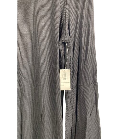 Old Navy Shirt Top Knit Ribbed Flare Sleeve Vamp Grunge Whimsigoth Size L NEW - Picture 4 of 8